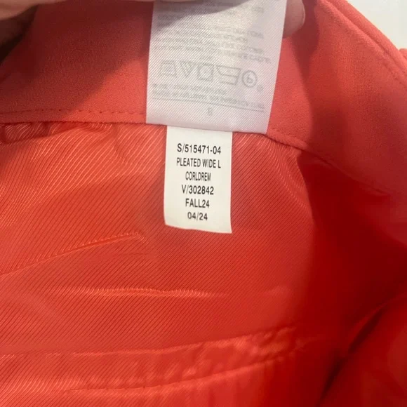 Banana Republic pleated pants coral dream - Picture 7 of 9